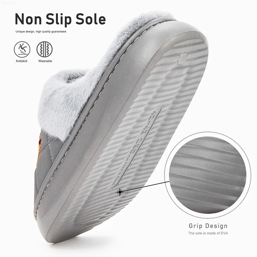 Luxury Memory Foam Slippers with Plush Touch