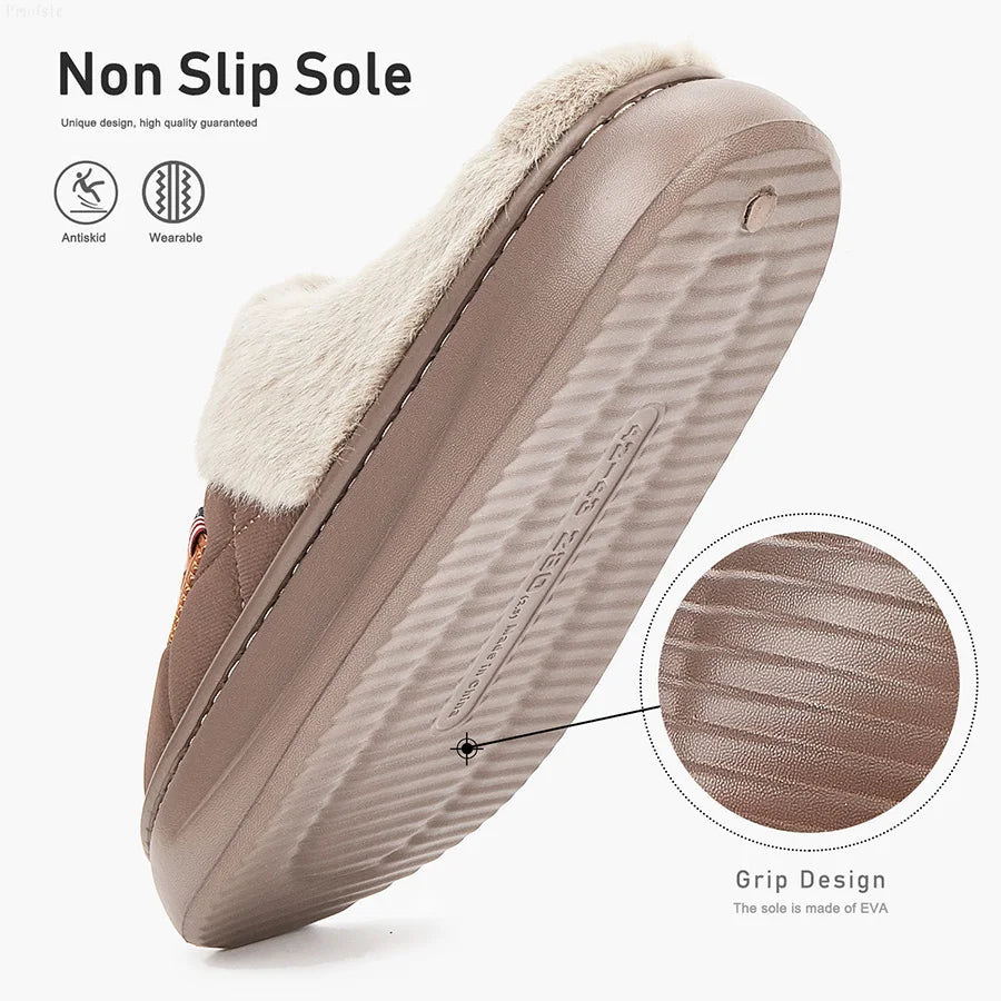 Luxury Memory Foam Slippers with Plush Touch