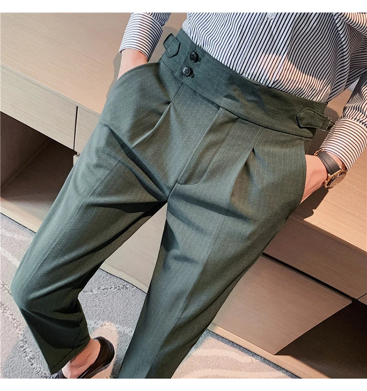 Men's slim fit office pants