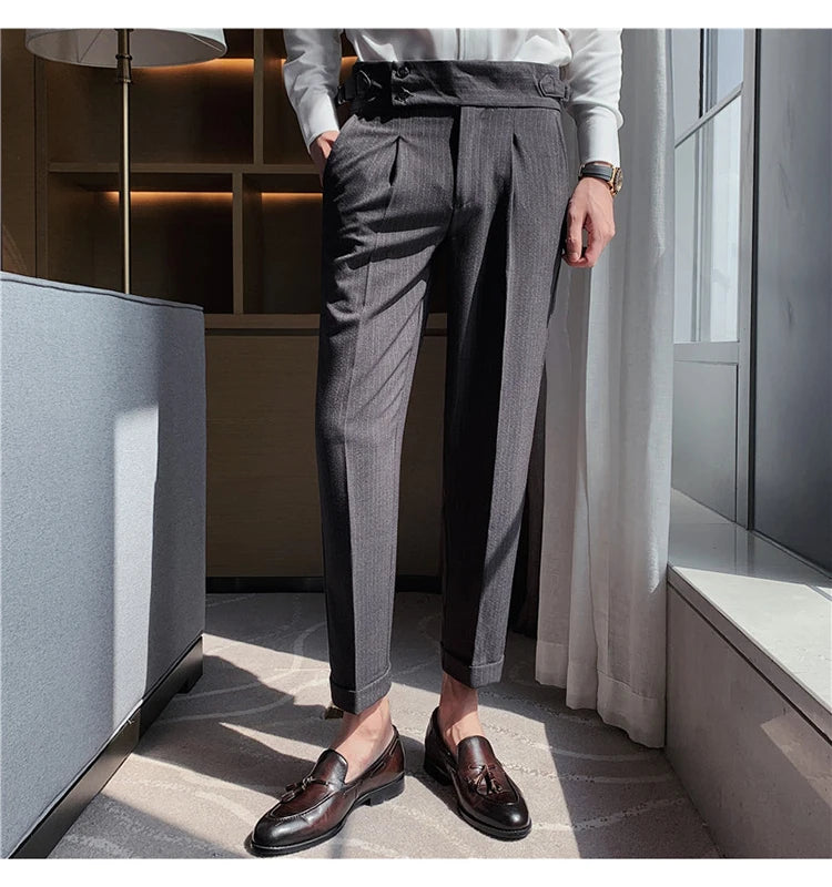 Men's slim fit office pants