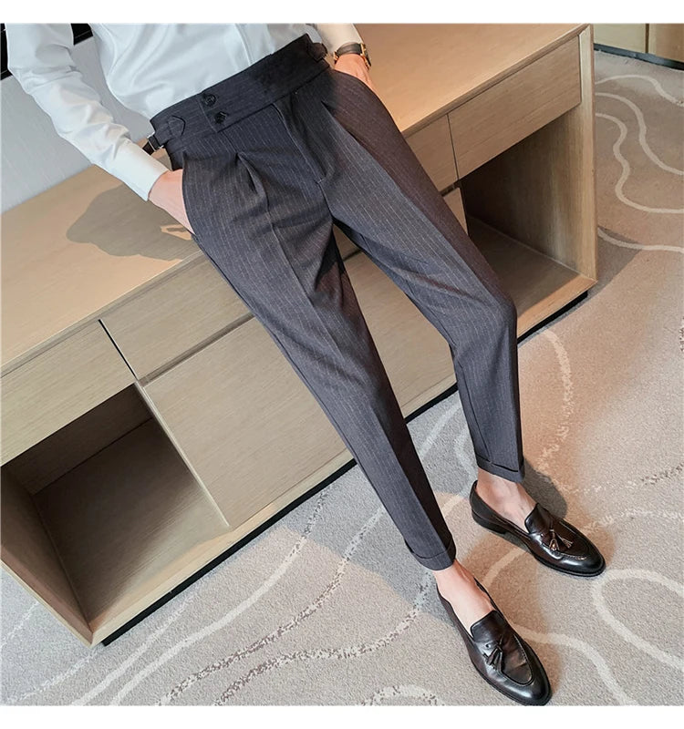 Men's slim fit office pants