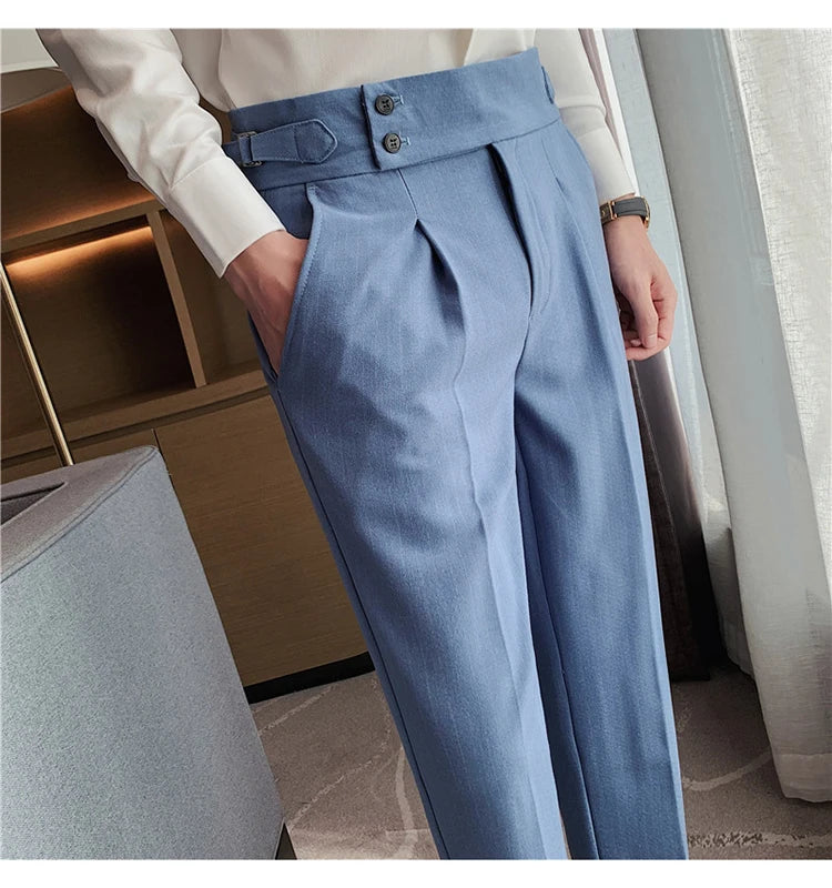 Men's slim fit office pants
