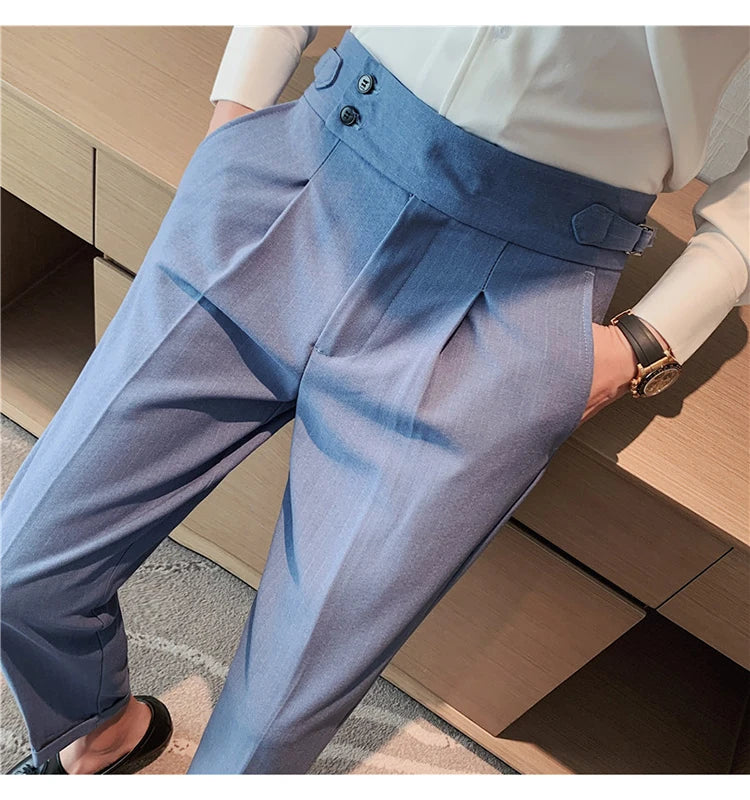 Men's slim fit office pants