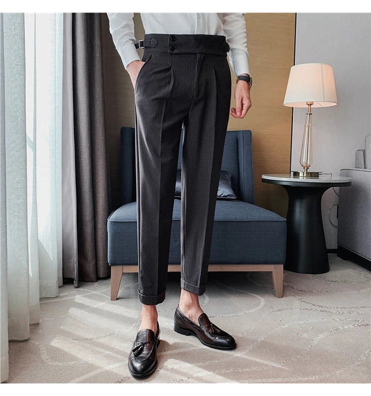 Men's slim fit office pants