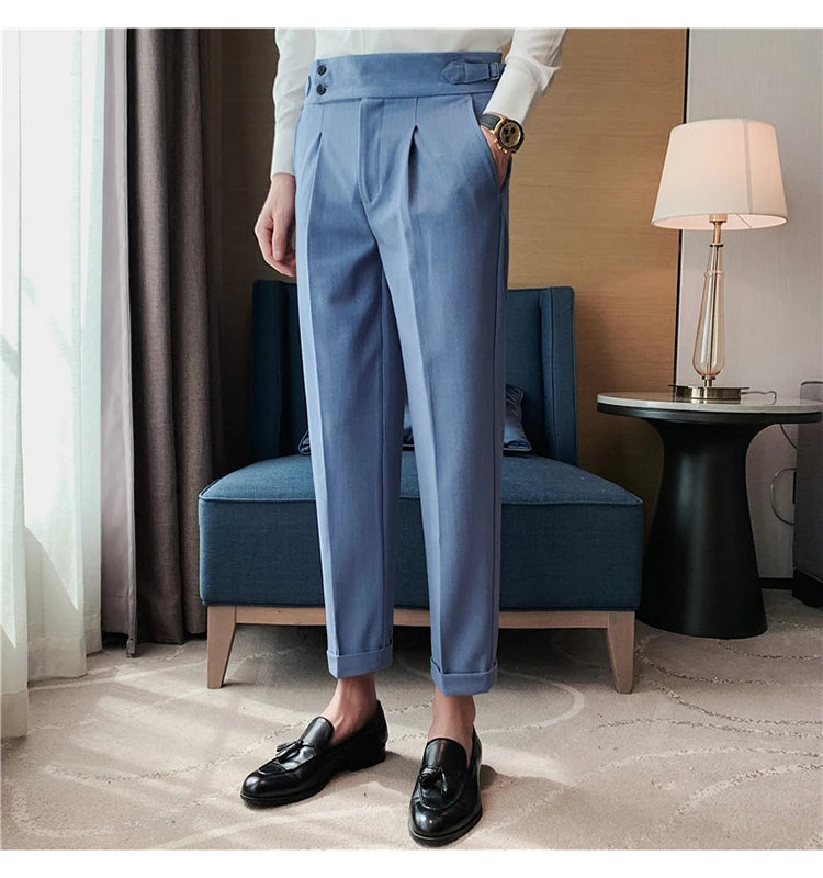 Men's slim fit office pants