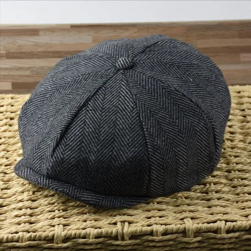 Men's Plus Size Wool Beret