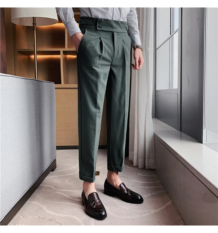 Men's slim fit office pants