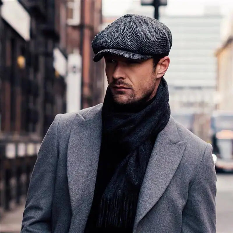 Men's Plus Size Wool Beret