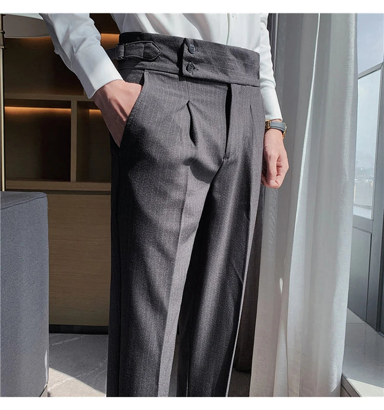 Men's slim fit office pants