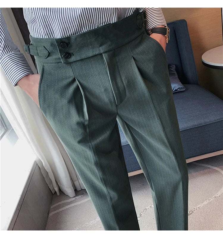 Men's slim fit office pants