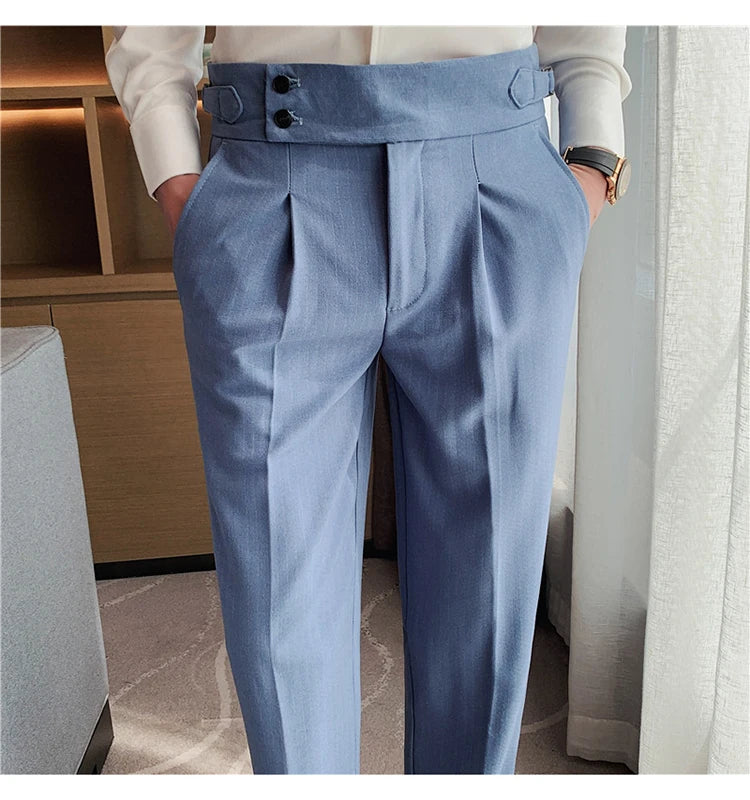 Men's slim fit office pants