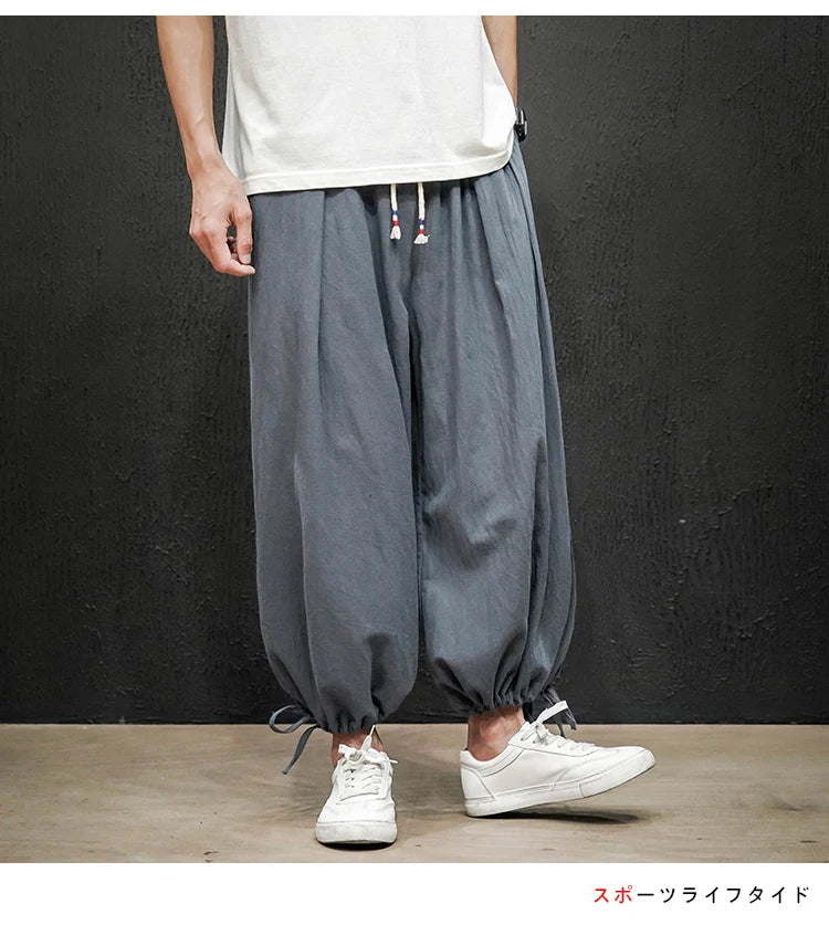 Men's summer jogger pants
