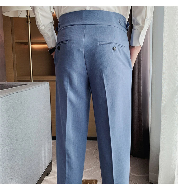 Men's slim fit office pants