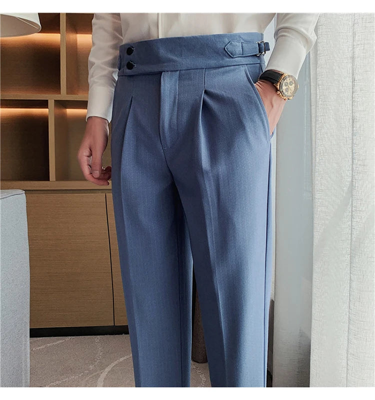 Men's slim fit office pants