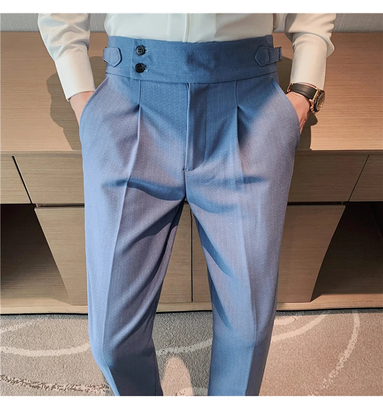 Men's slim fit office pants