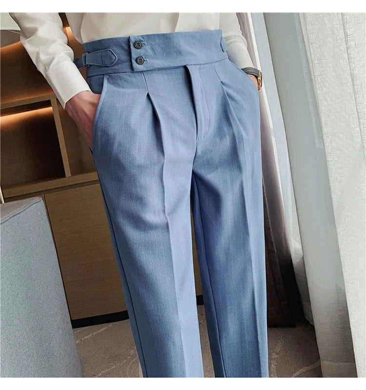Men's slim fit office pants
