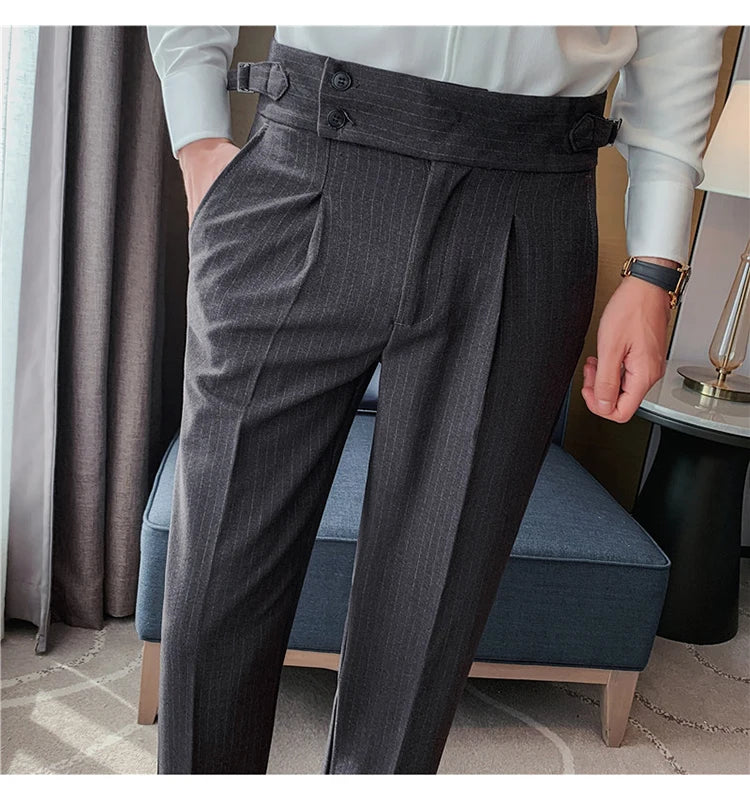 Men's slim fit office pants