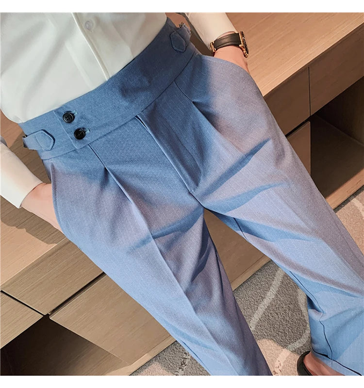Men's slim fit office pants