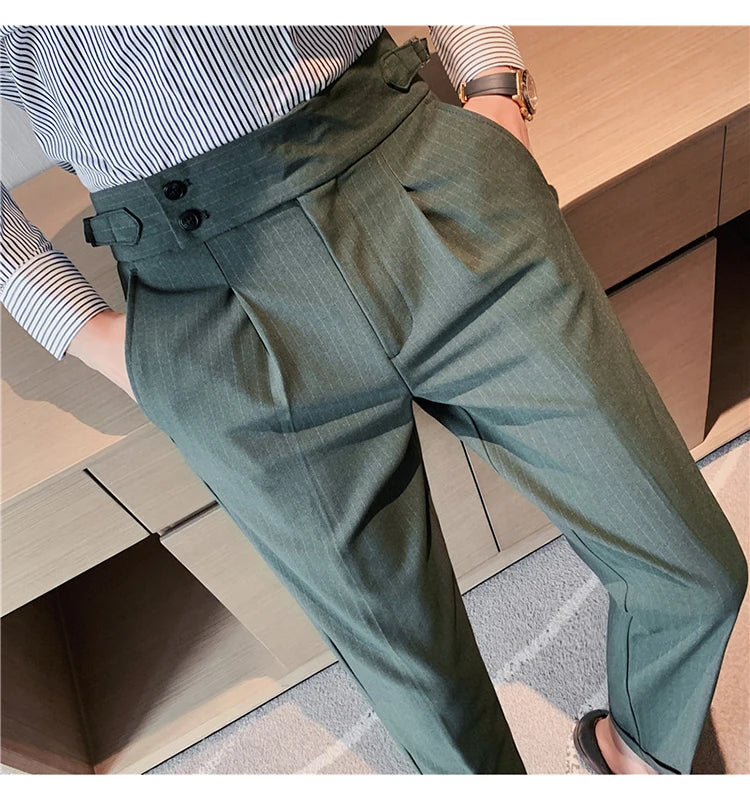 Men's slim fit office pants