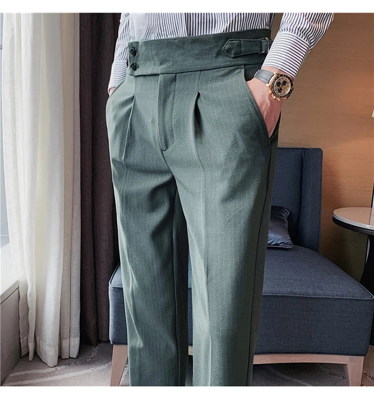 Men's slim fit office pants