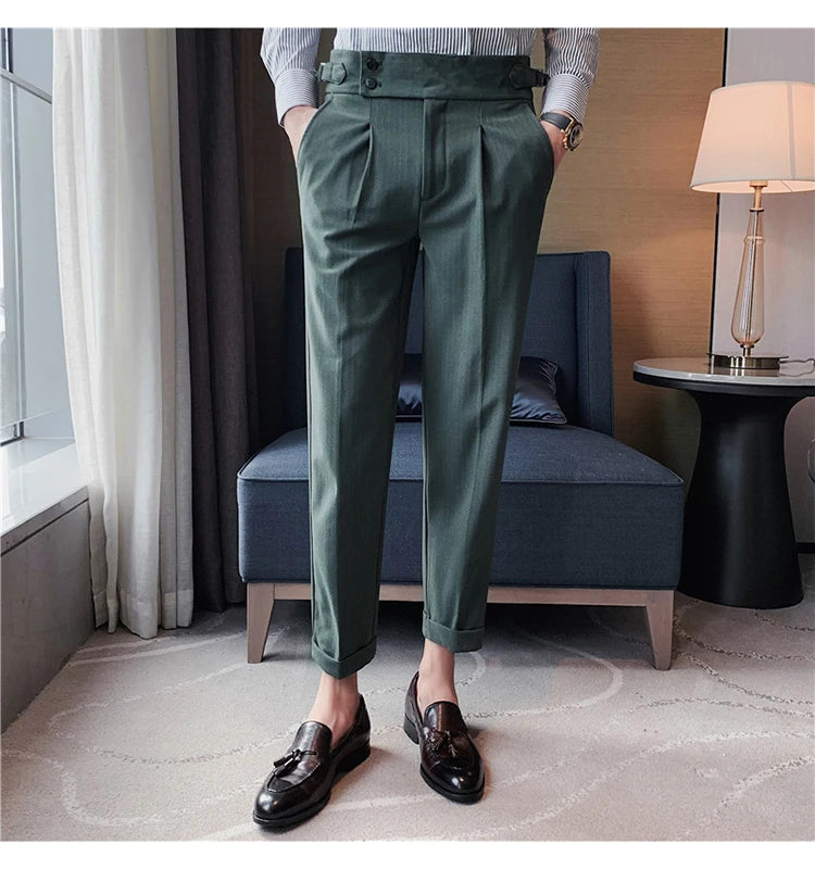 Men's slim fit office pants