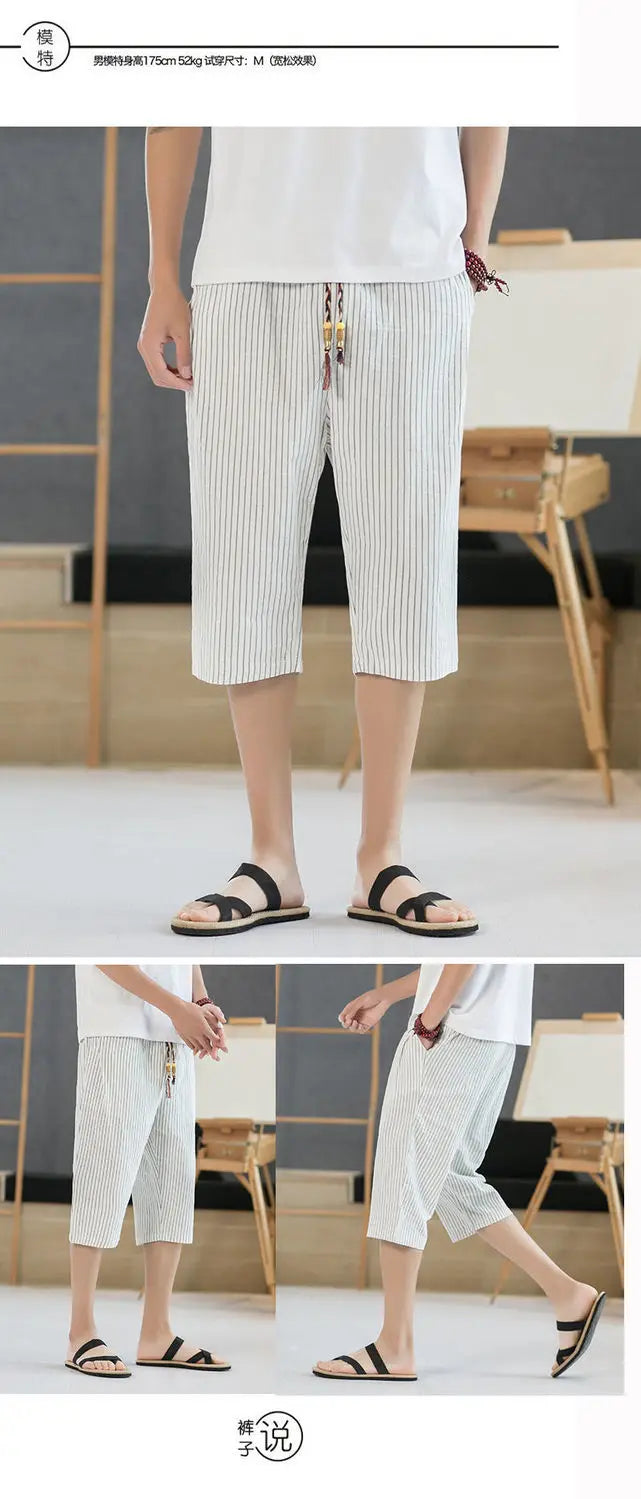 Polyester Cropped Pants
