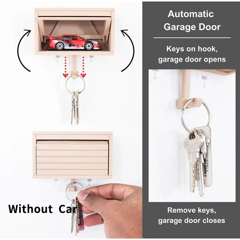 Creative Garage-Shaped Key Holder