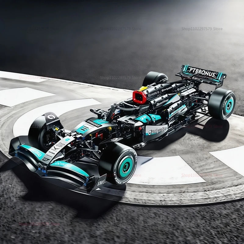 Realistic Formula 1 racing car model