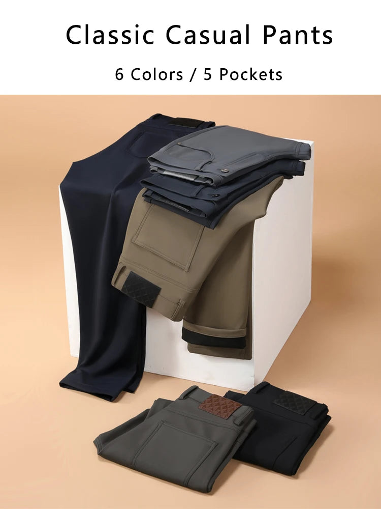 Men's slim fit pants with a modern fit