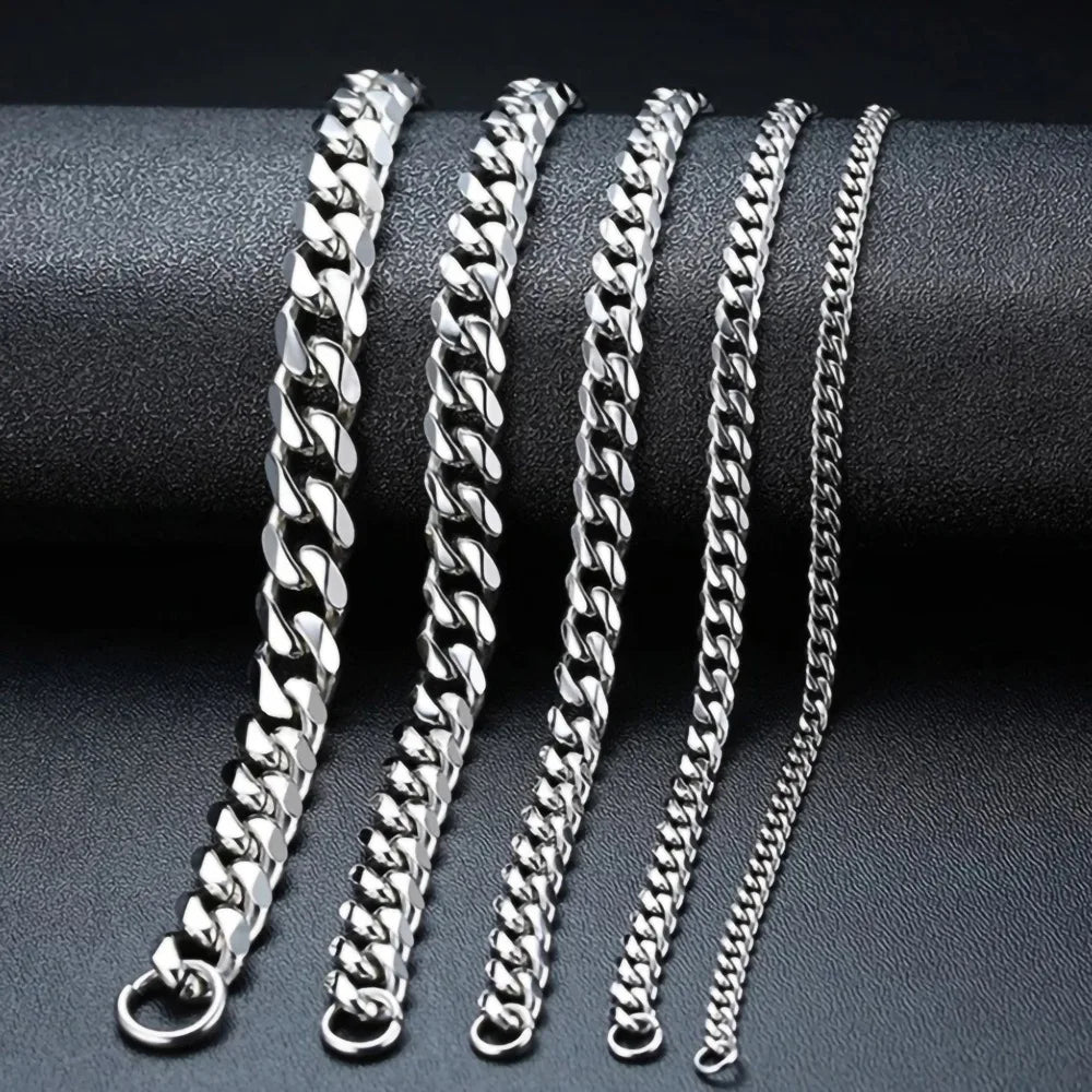 Cuban Chain (3mm / 5mm / 7mm / 9mm)