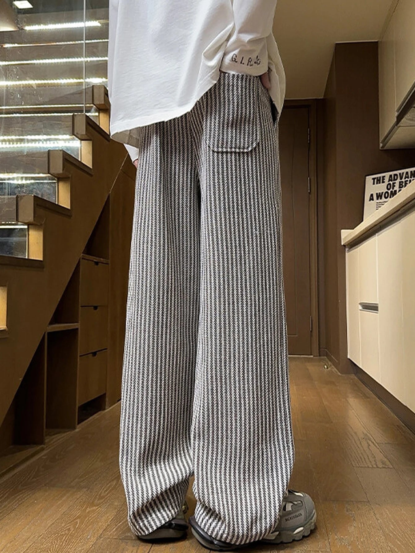 Casual Striped Pants