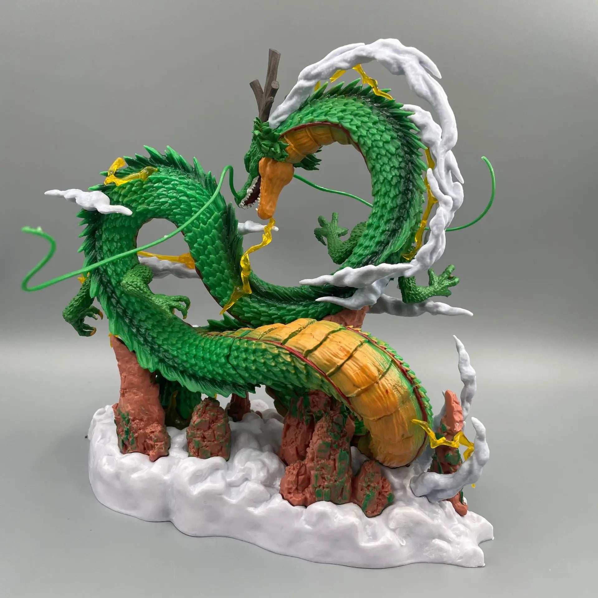 Dragon Ball Shenron Statue with Goku