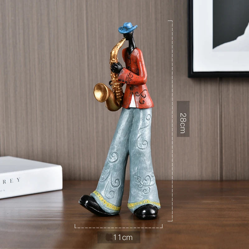 Decorative Sculpture of an American Band
