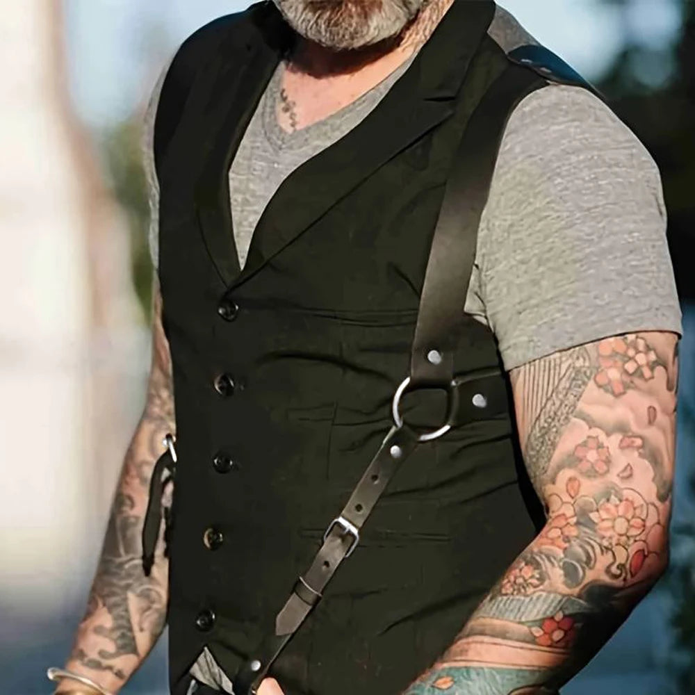 Men's Leather Suspenders