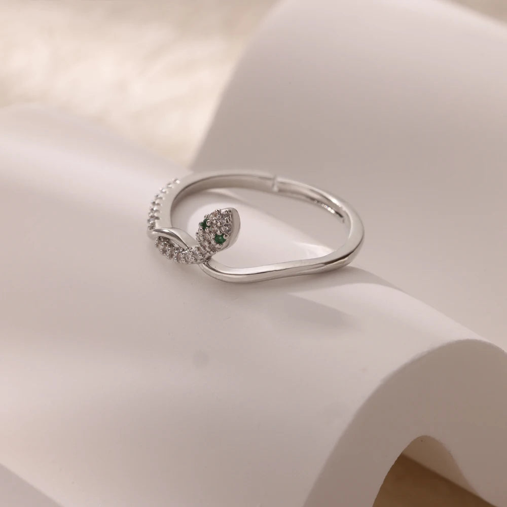 Snake Ring in 18K Gold Plated Stainless Steel