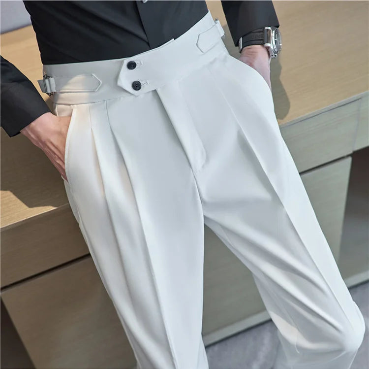 Men's slim fit office pants