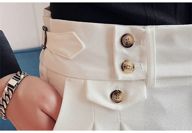 Slim Fit British Style Dress Pants