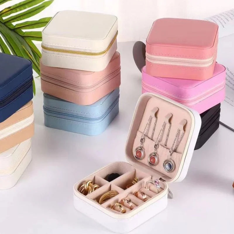Luxury Mini Jewelry Box in Synthetic Leather