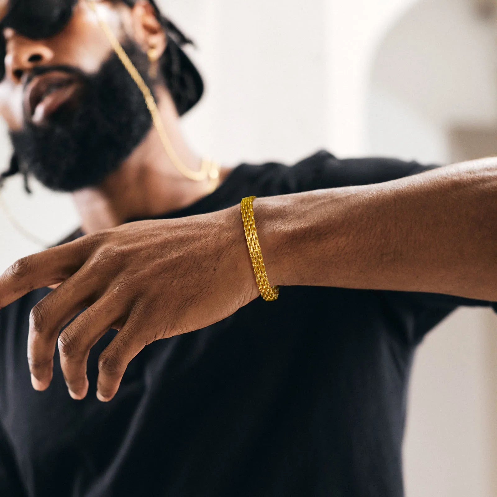 Stainless Steel Italian Mesh Chain Bracelet