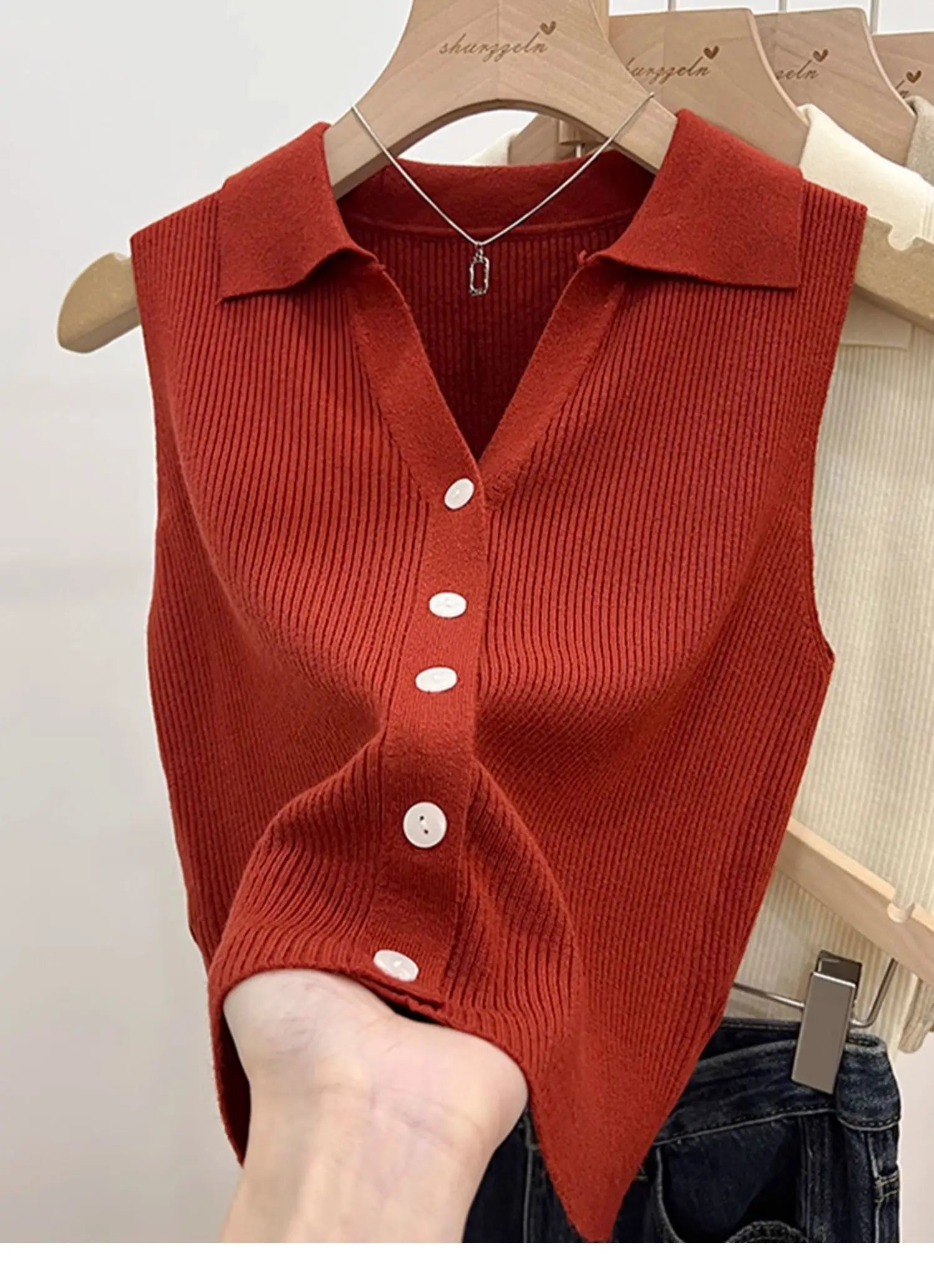 Slim Korean Knitted Cardigan
