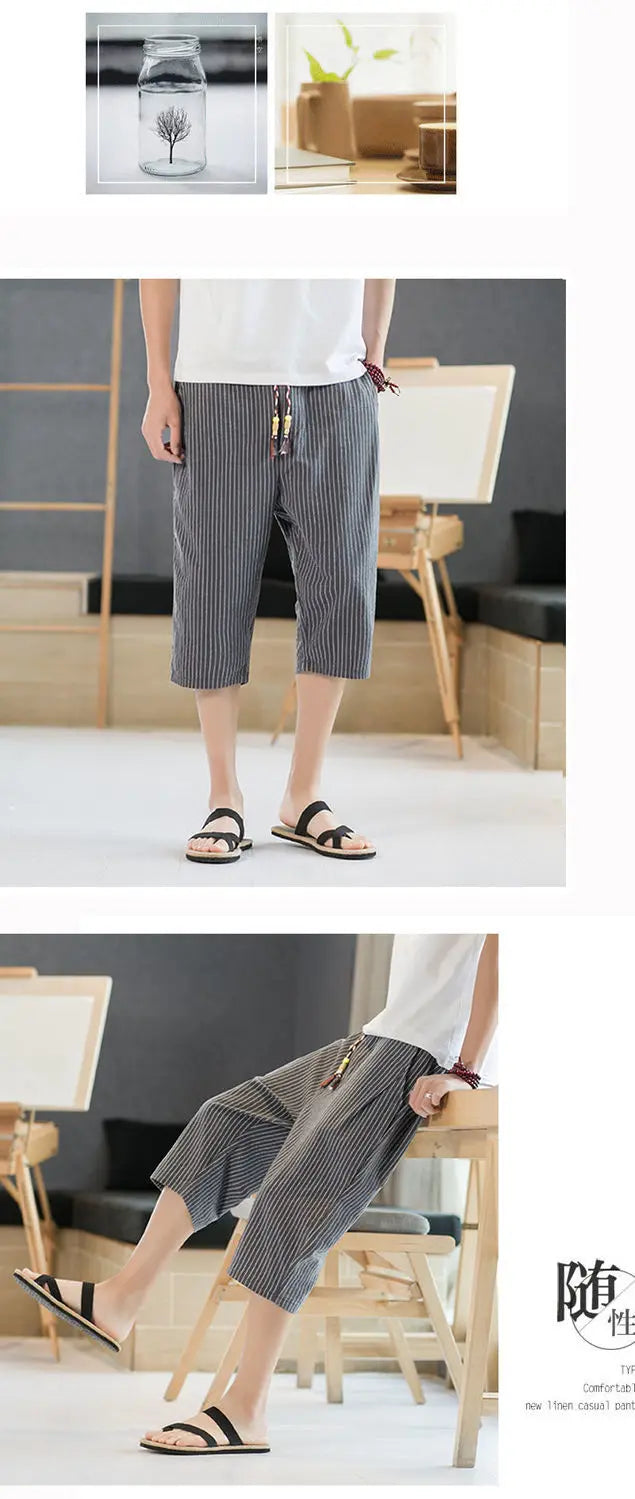 Polyester Cropped Pants