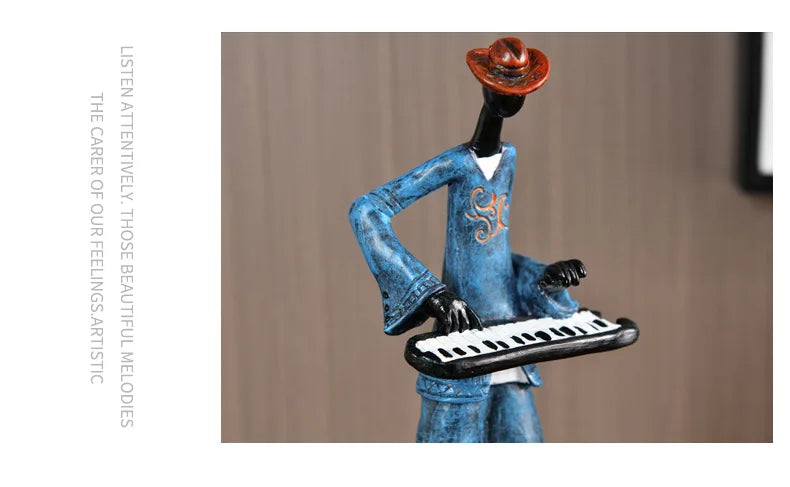Decorative Sculpture of an American Band