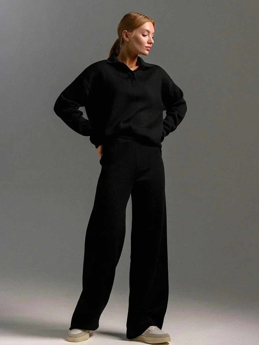 Thick Knit Winter Sweater and Pants Set