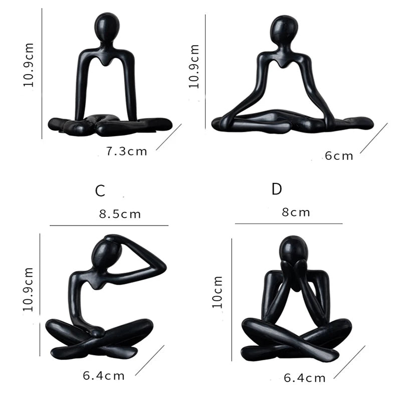 Abstract Thinker Figures Artistic Decorations for Living Room, Office and Bedrooms
