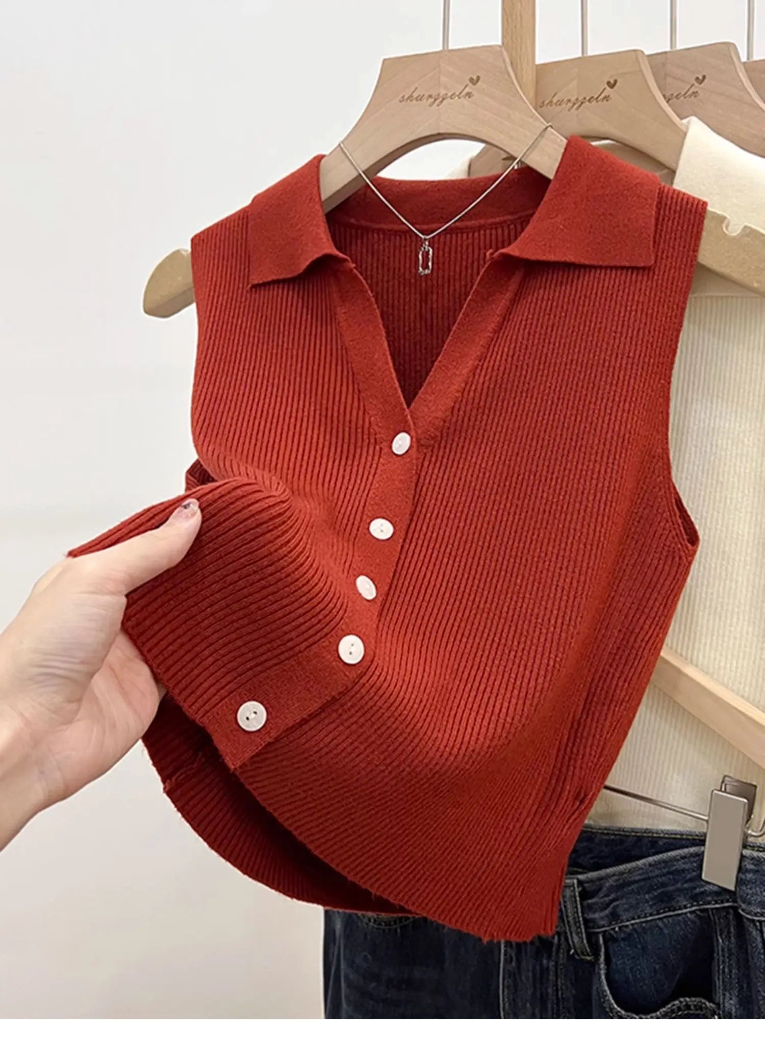 Slim Korean Knitted Cardigan