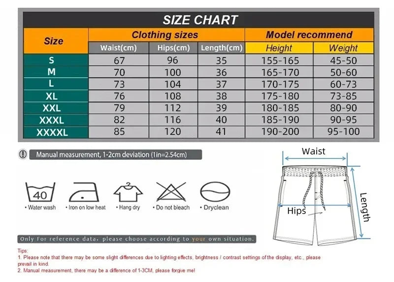 Men's quick-drying summer casual shorts