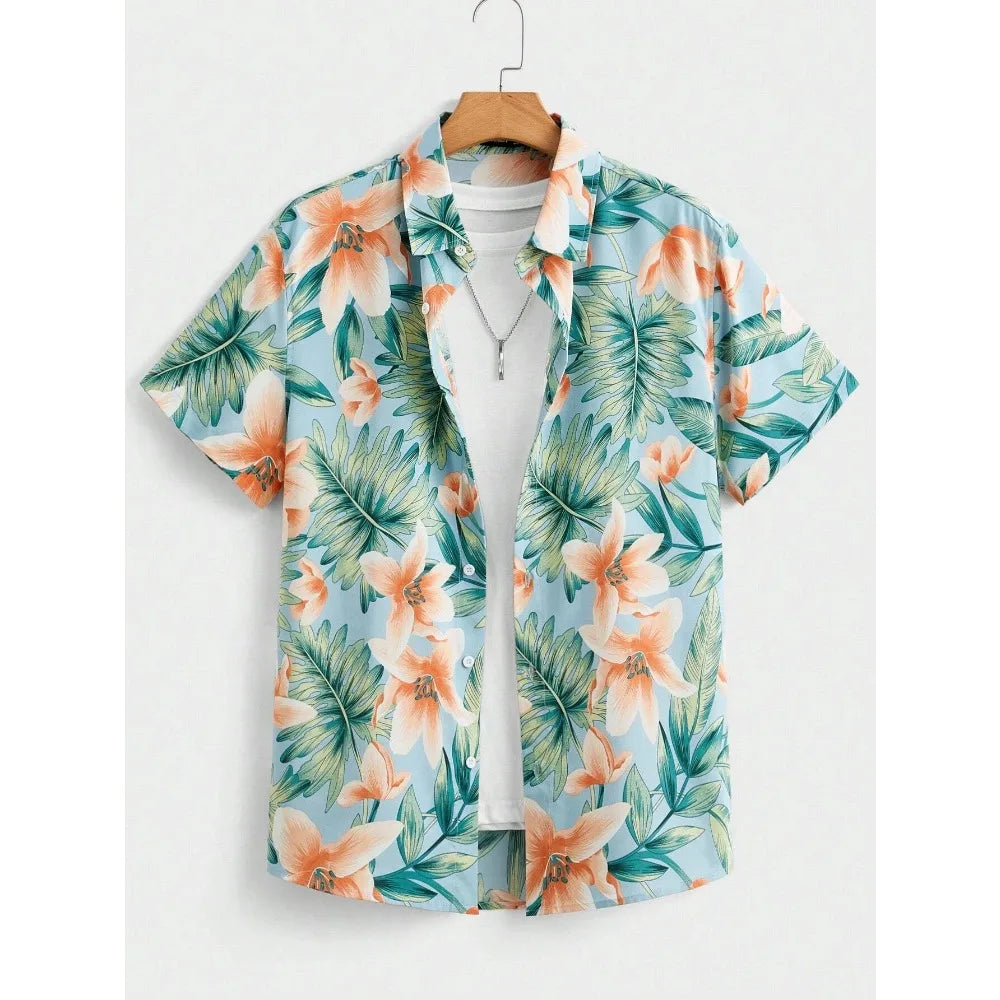 Stylish Vintage Men's Beach Shirt