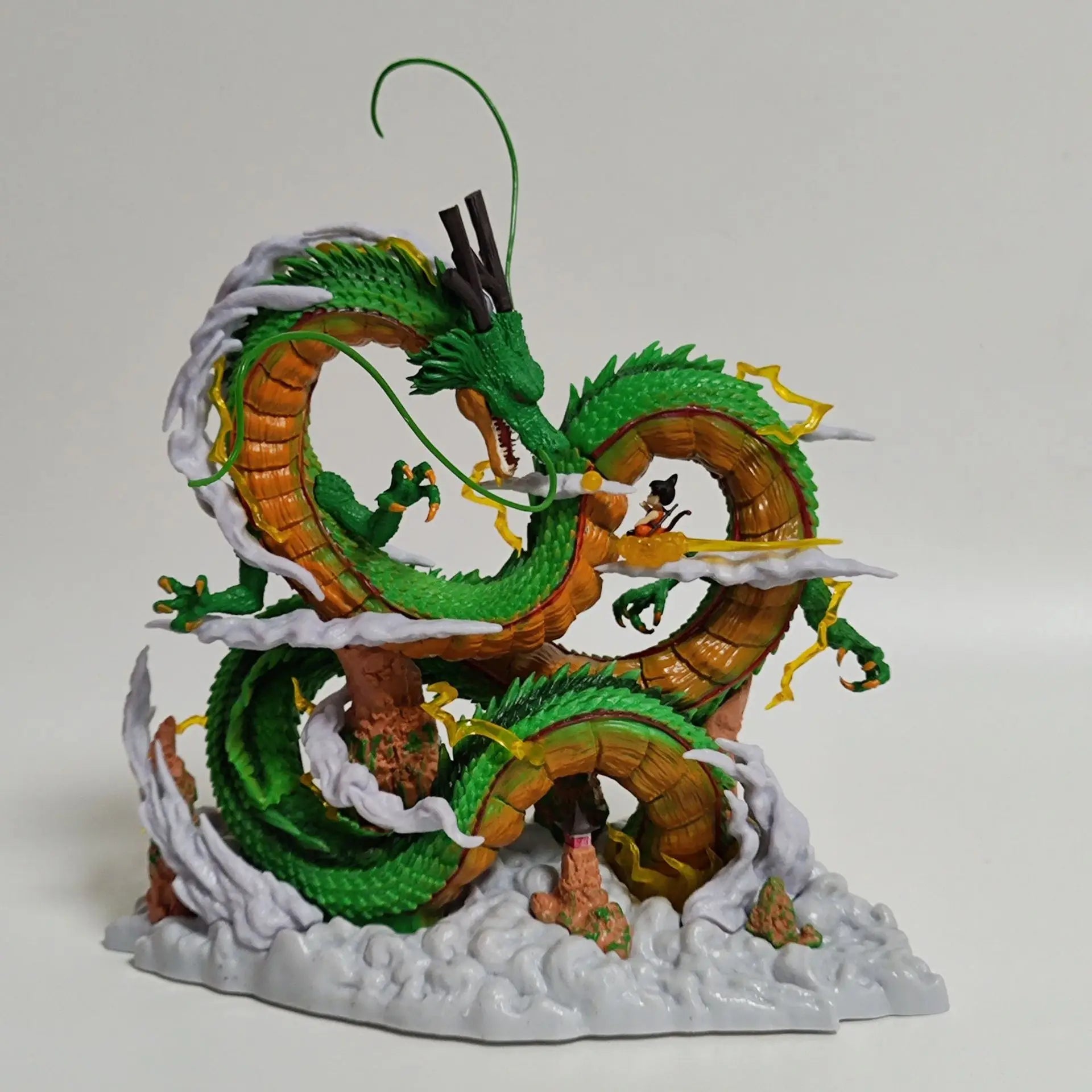 Dragon Ball Shenron Statue with Goku