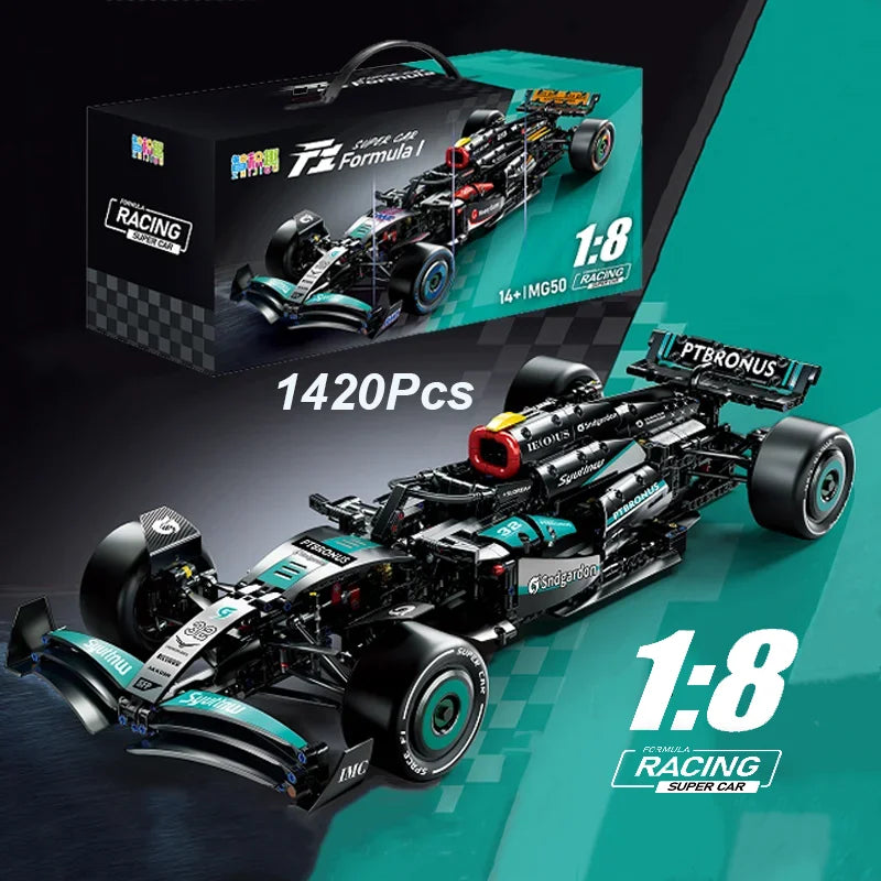 Realistic Formula 1 racing car model