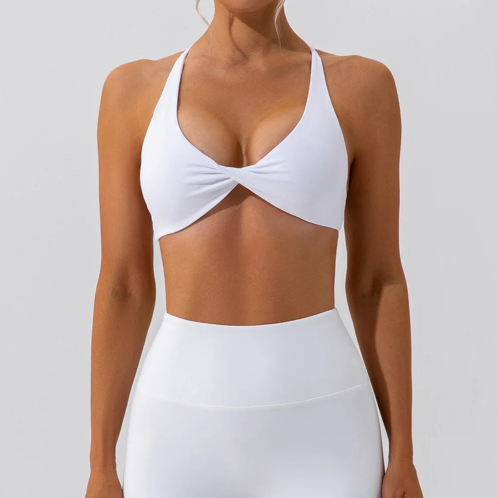 Sexy Women's Gym Top with Crease